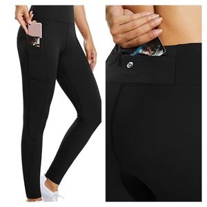 Women's FLEECE LINED WATER RESISTANT High-Waisted Thermal Legging M NWT 1 LEFT!